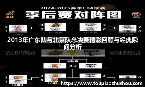 2013年广东队与北京队总决赛精彩回顾与经典瞬间分析